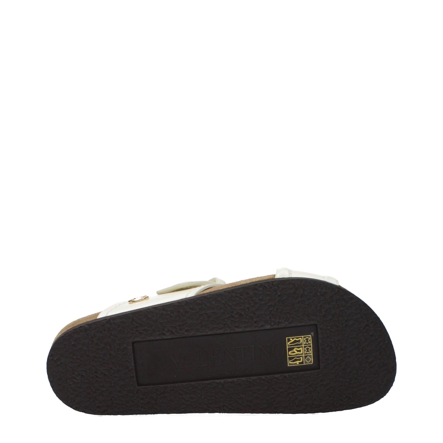 Valentino Garavani Beige Leather Slippers