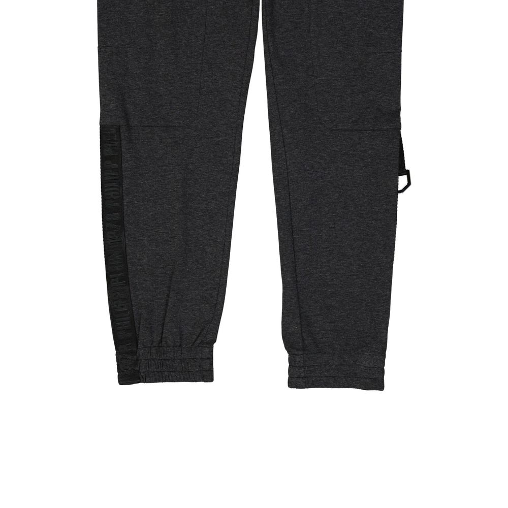 Philipp Plein Gray Cotton Joggers (Workout Pants)