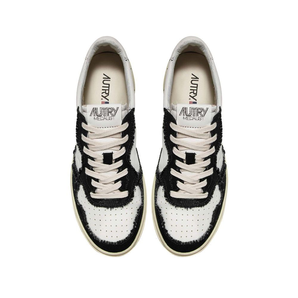 Autry White Leather Low Top Sneakers
