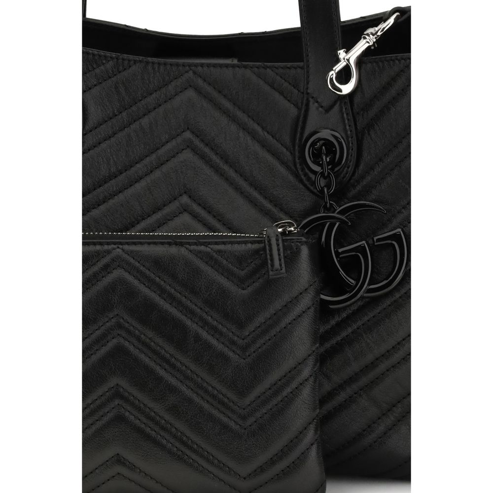 Gucci Black Napa Leather / Calf Bos Taurus Handbag