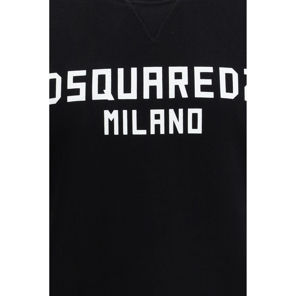Dsquared² Black Cotton Sweatshirt