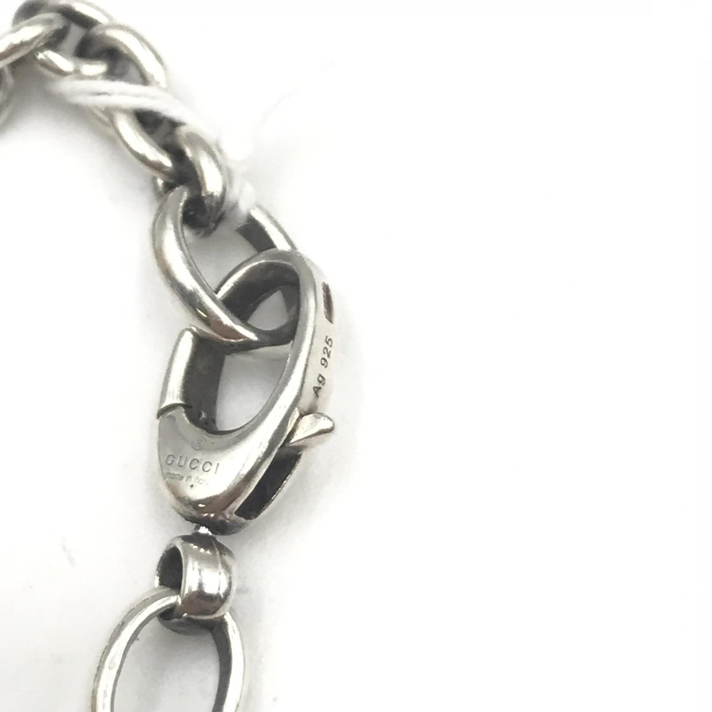 Gucci Interlocking G Silver Necklace Pendant