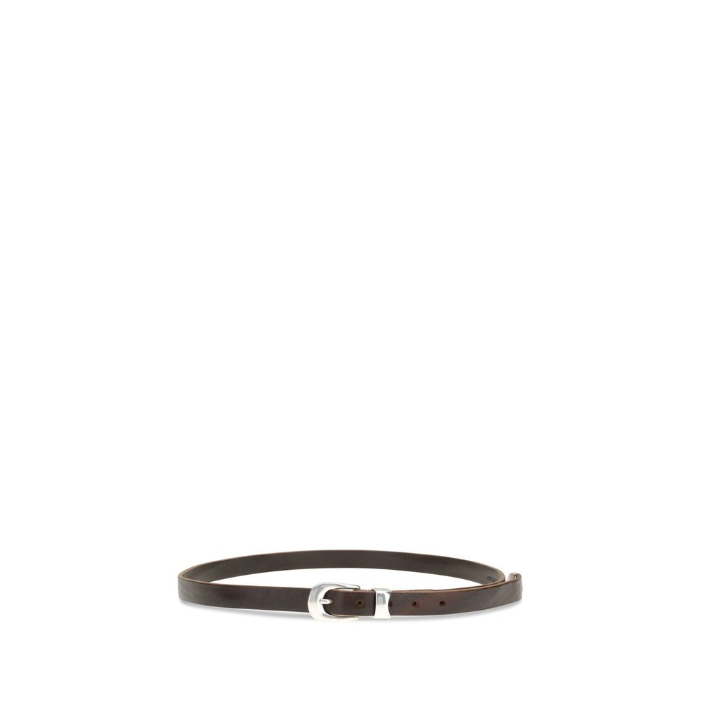 Our Legacy Brown Calf Leather Bos Taurus Regular Belt