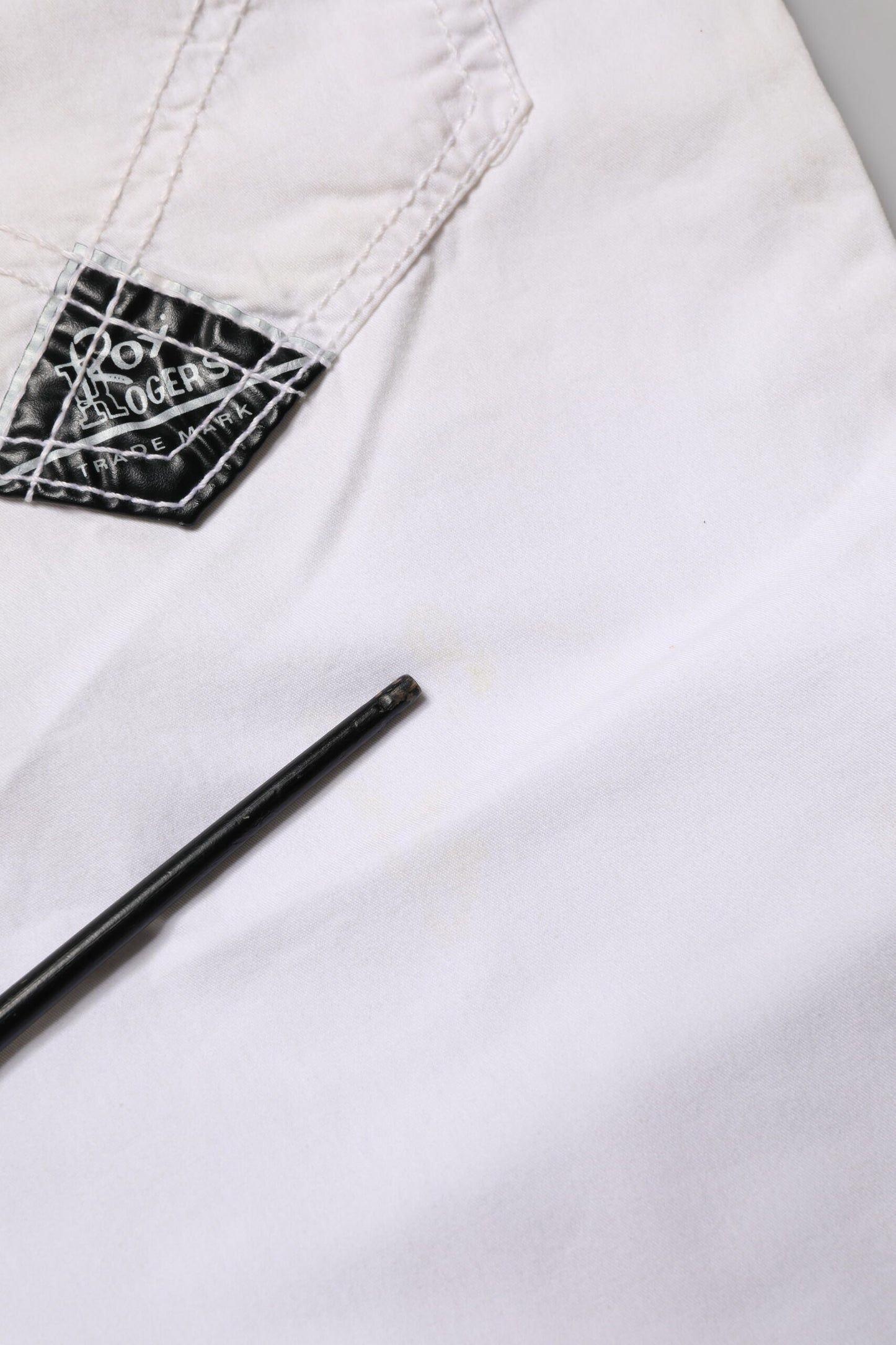 Roy Roger's White Low Waist Bootcut Flared Denim Trouser Jeans