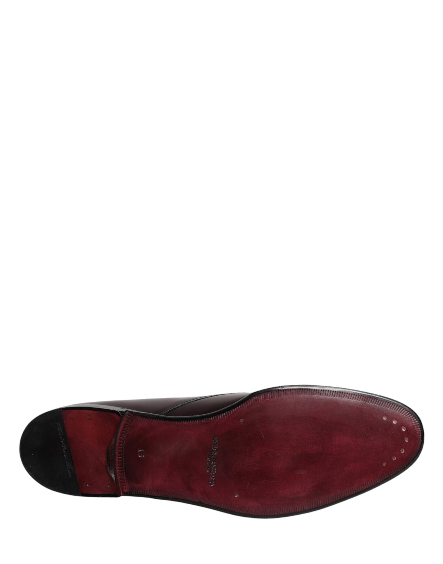 Dolce & Gabbana Black Lace Up Leather Dress Derby Men Shoes