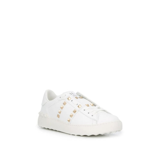 Valentino Garavani White Leather Low Top Sneakers