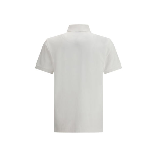 Etro White Cotton Polo Shirt