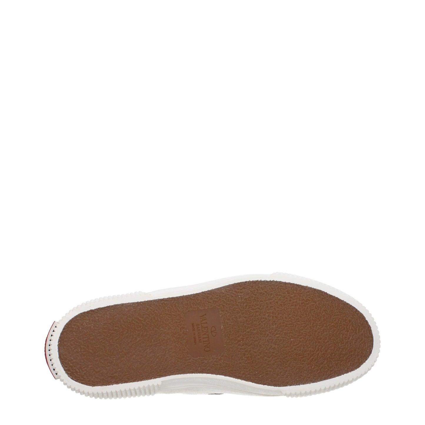 Valentino Garavani White Leather Slip-On Loafers