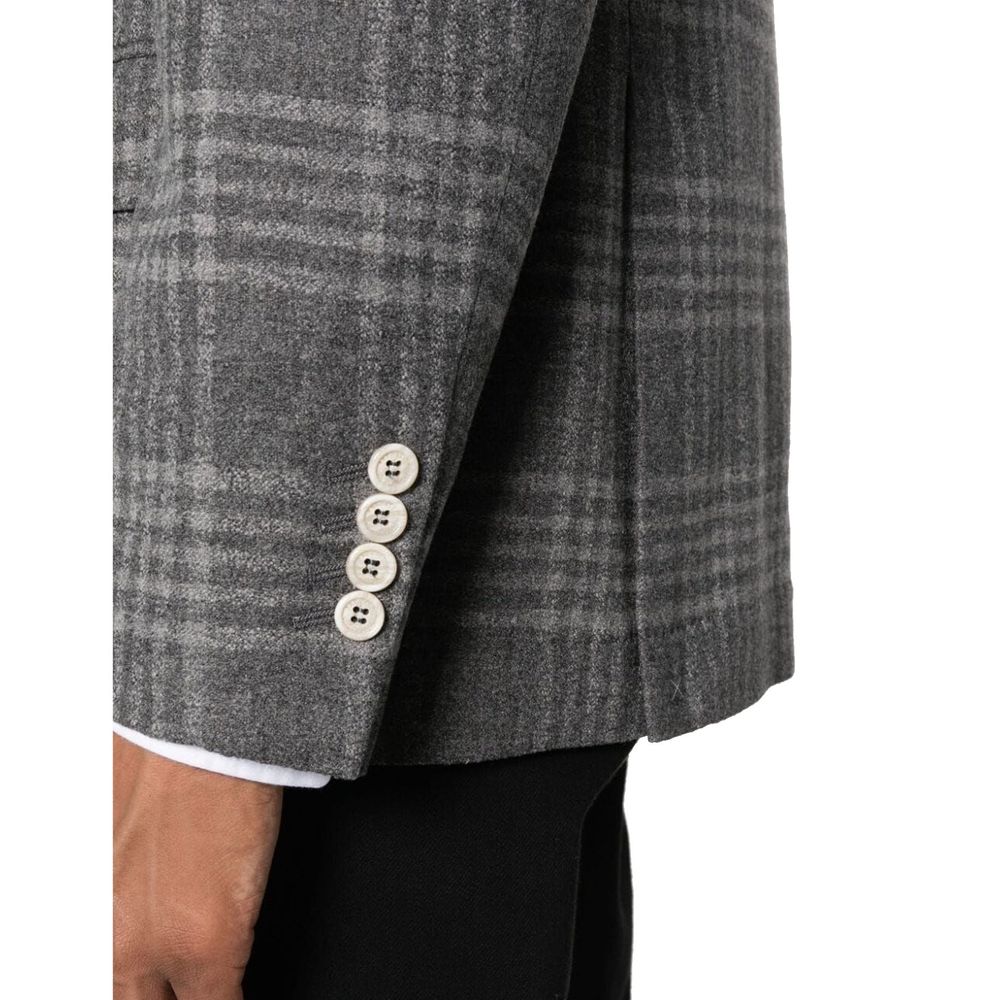 Brunello Cucinelli Gray Cashmere Blazer