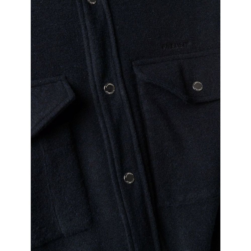 Ambush Blue Marabou Coat