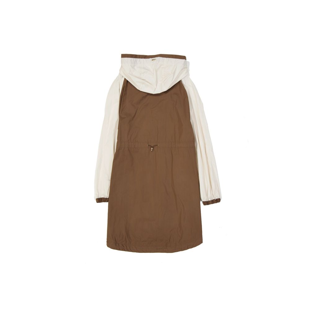Herno Brown Polyester Coat