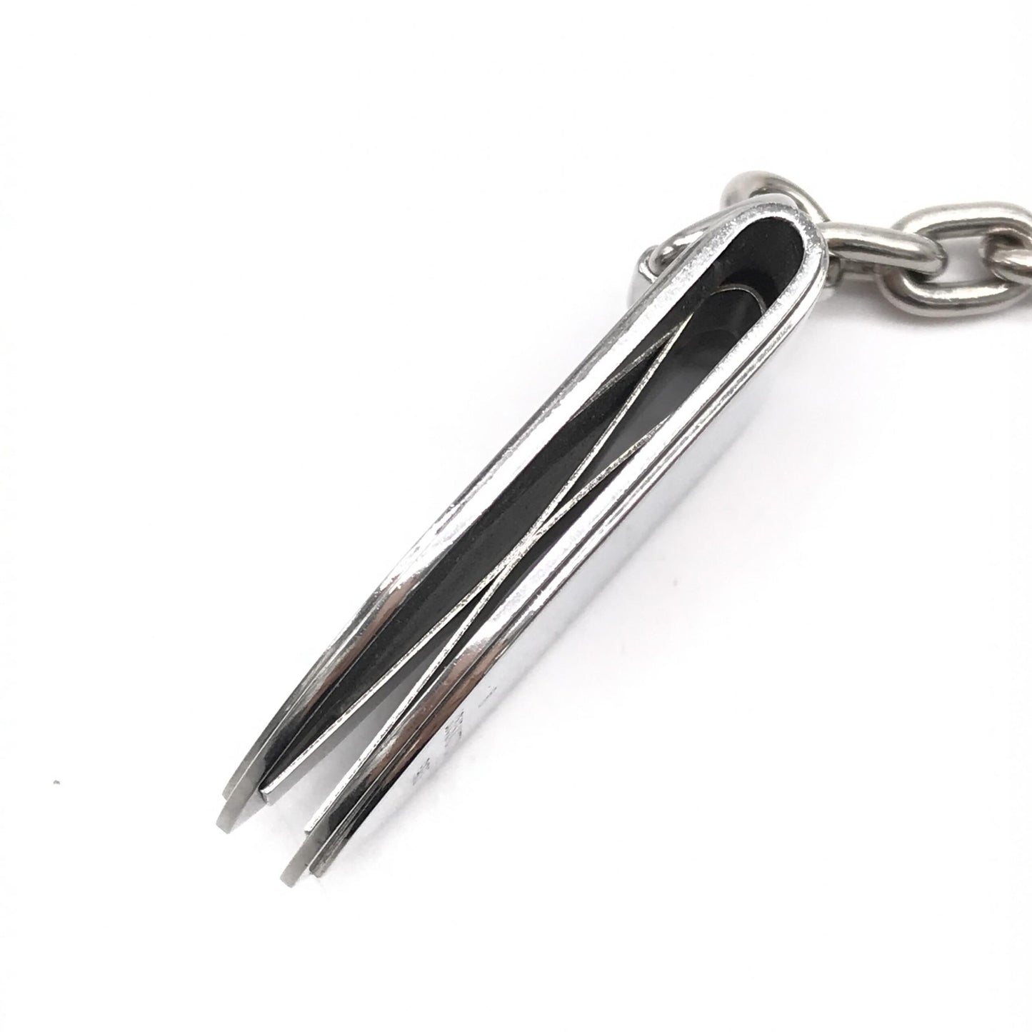 Louis Vuitton Silver Money Clip With Chain