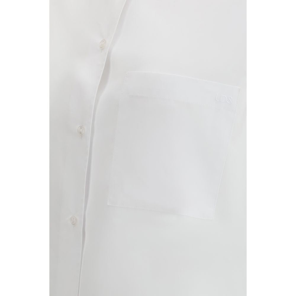Loulou De Saison White Cotton Dress Shirt