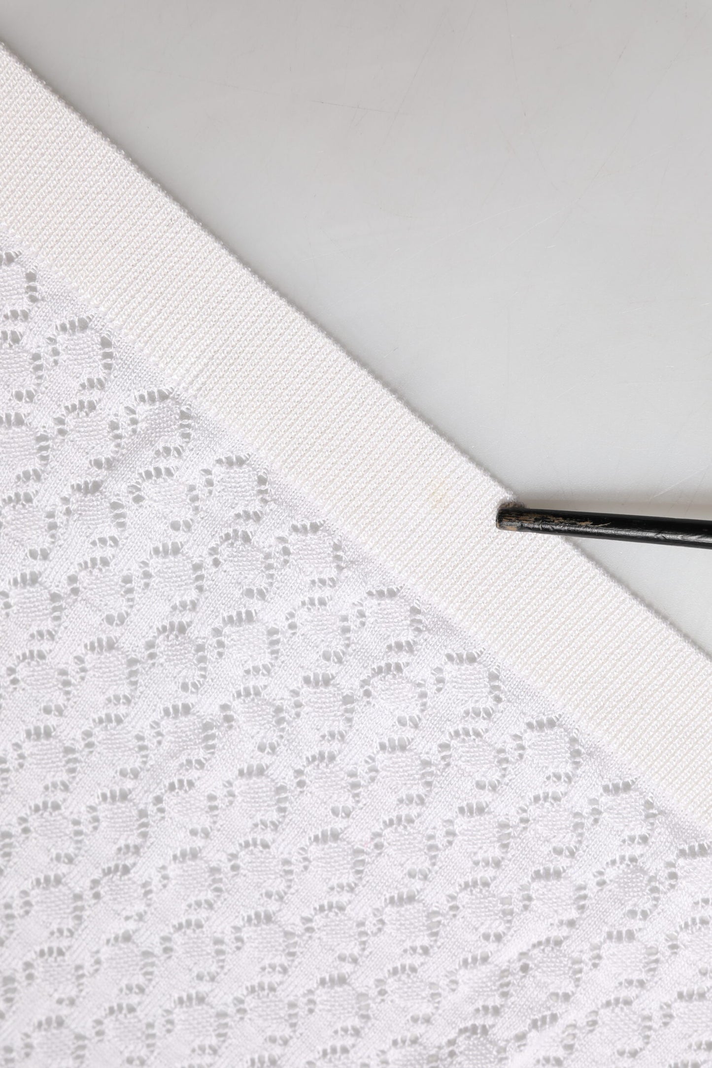 Dolce & Gabbana White Lace Silk Knit Long Sleeves Cardigan Top