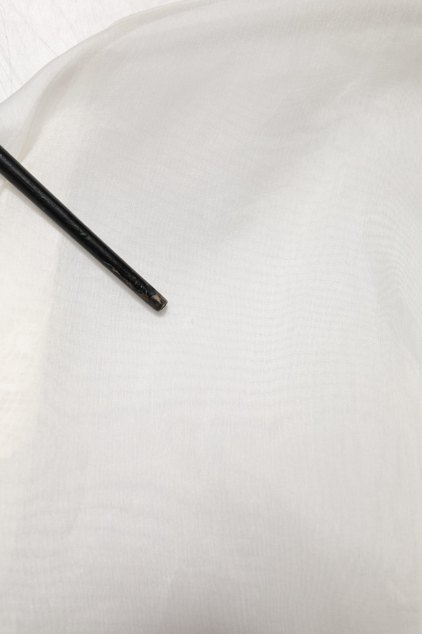 Dolce & Gabbana White Sheer Silk Blouse Lace Bow Tie Blouse Top