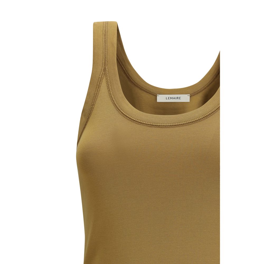 Lemaire Brown Cotton Tank Tops
