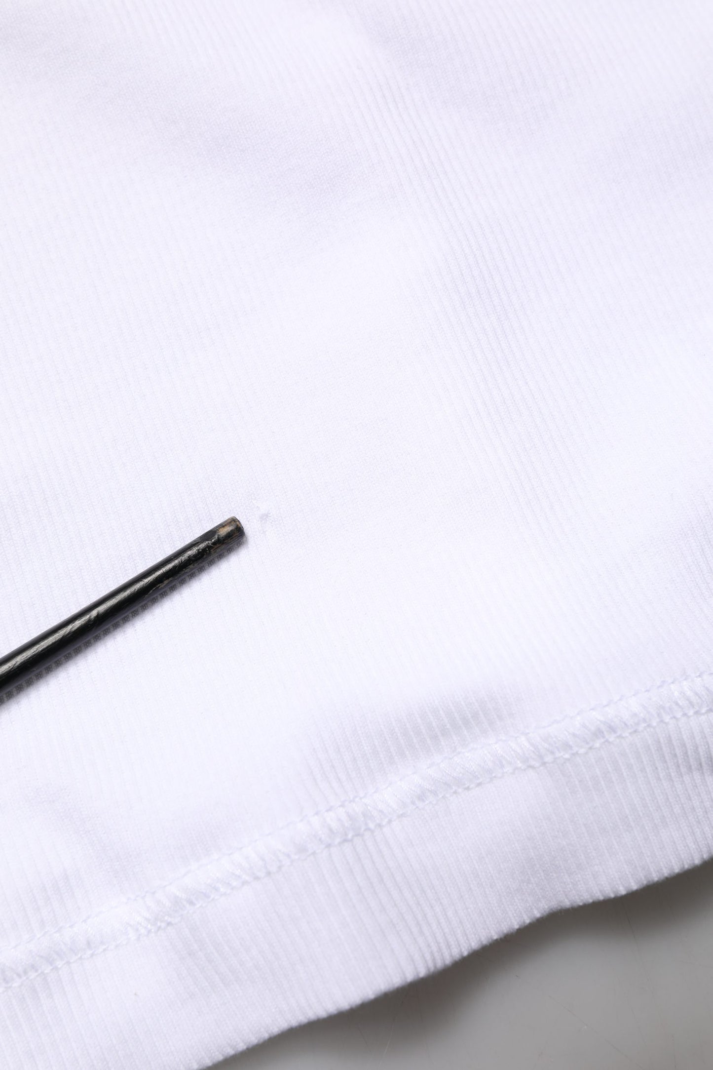 Dolce & Gabbana White Sleeveless Round Neck Tank Top T-shirt