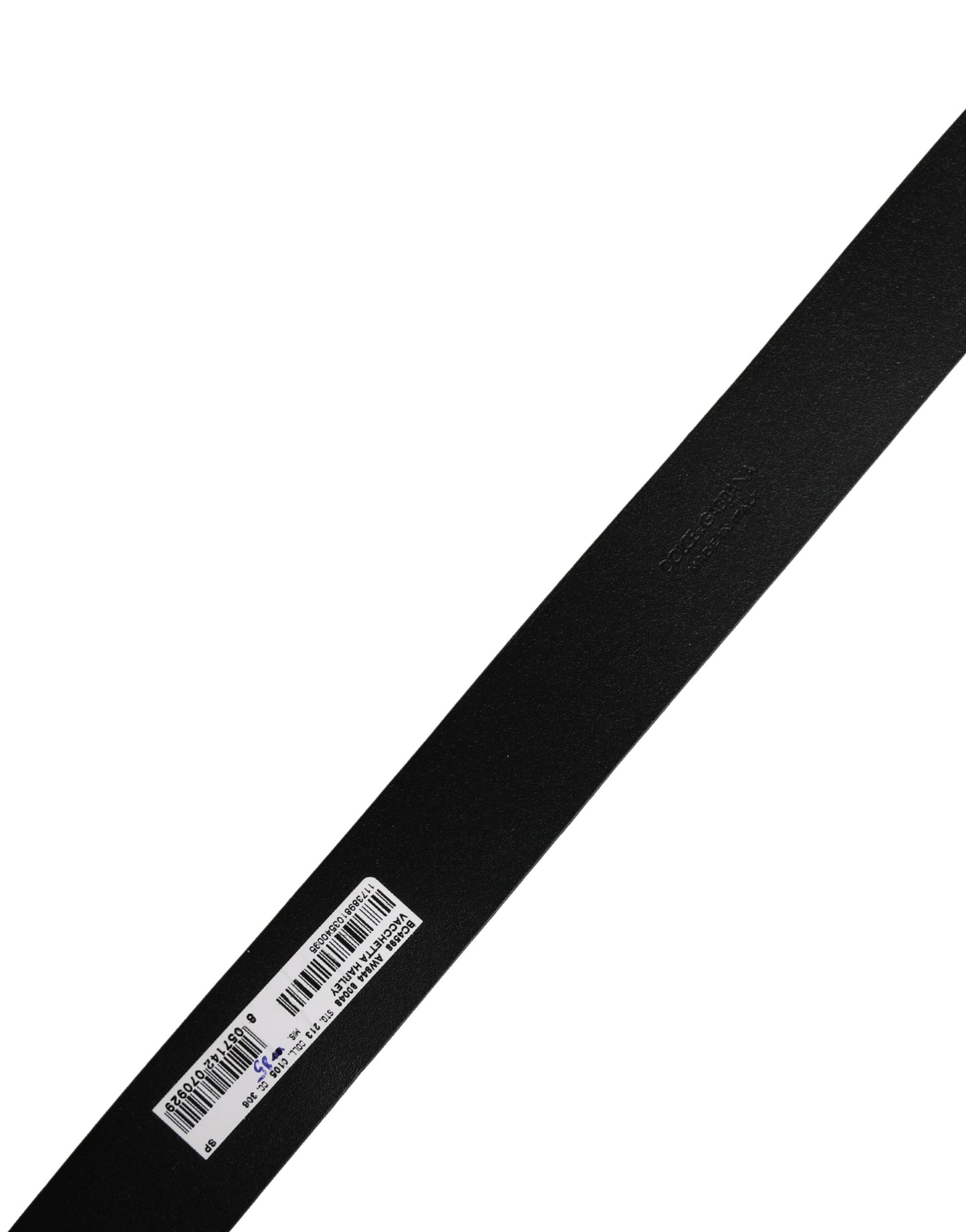 Dolce & Gabbana Men Brown Classic Leather Metal Buckle Belt