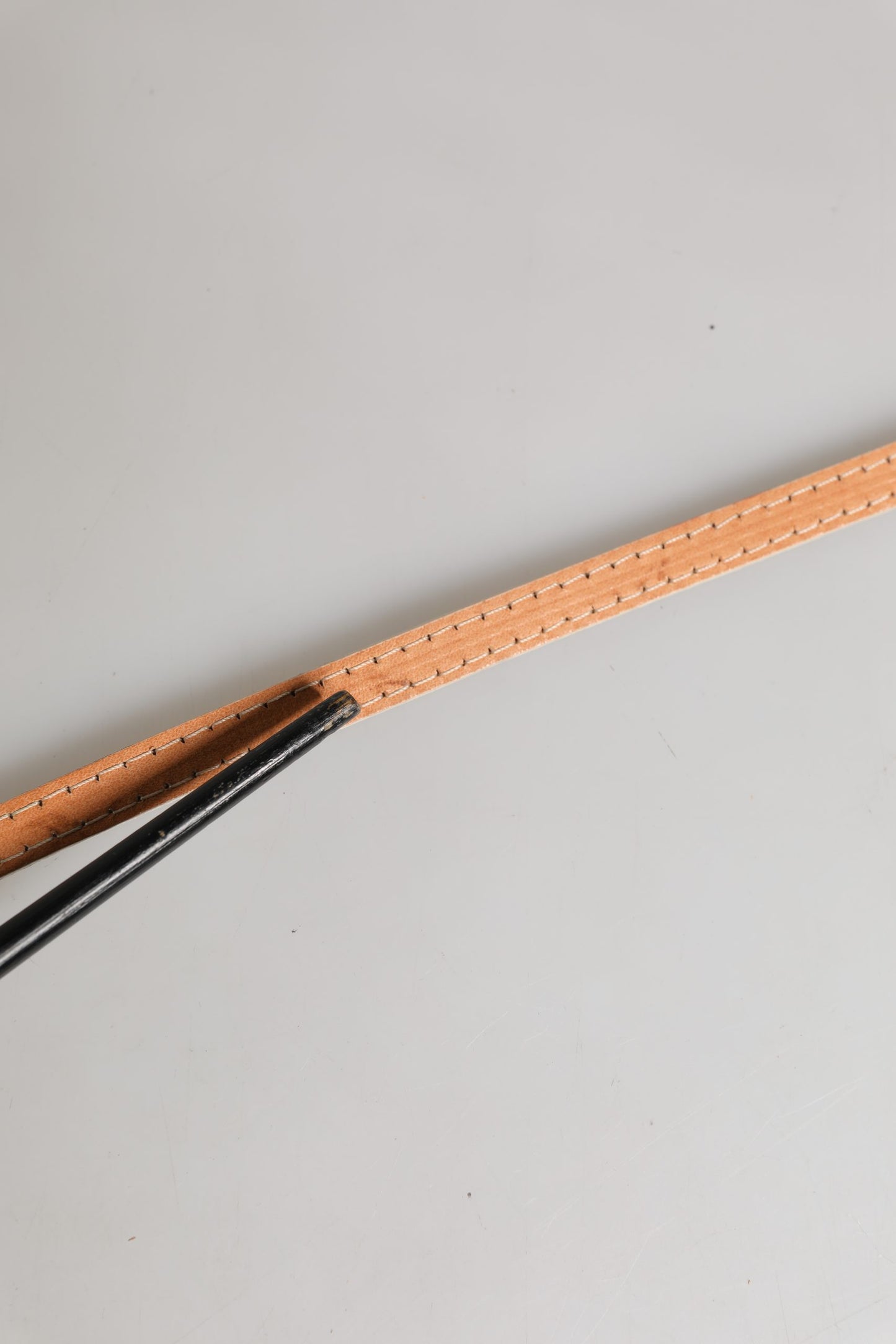 Ermanno Scervino White Leather Skinny Gold Metal Buckle Belt