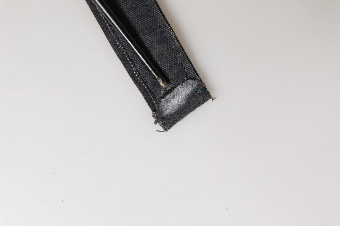 Ermanno Scervino Black Wool Cotton Logo Metal Buckle Belt