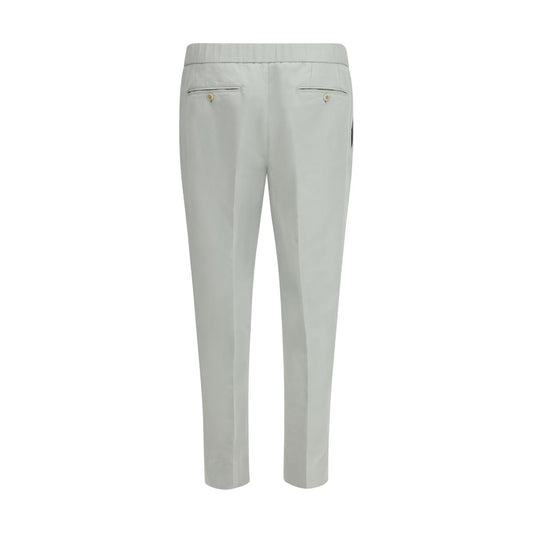 Brioni White Linen Casual Pants