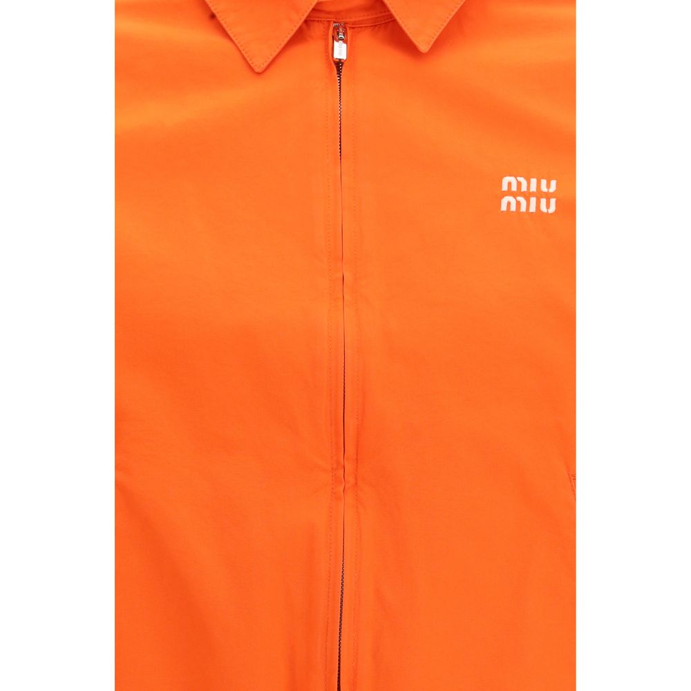 Miu Miu Orange Cotton Bomber