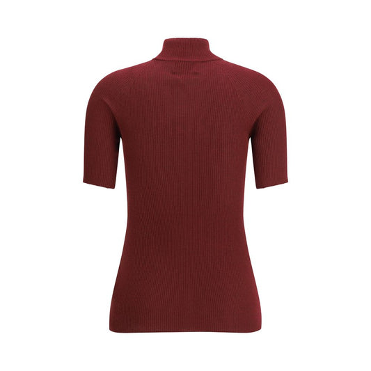 SA SU PHI Bordeaux Cashmere Sweatshirt