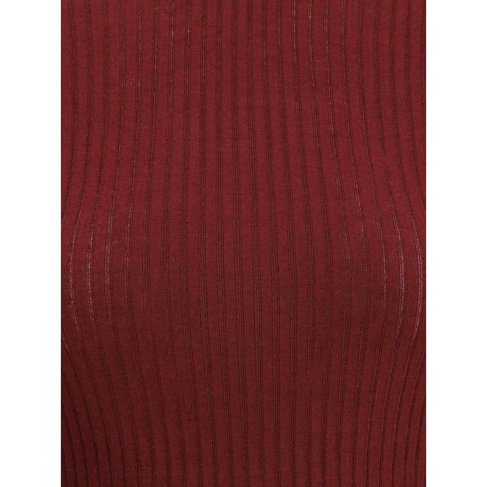 SA SU PHI Bordeaux Cashmere Sweatshirt
