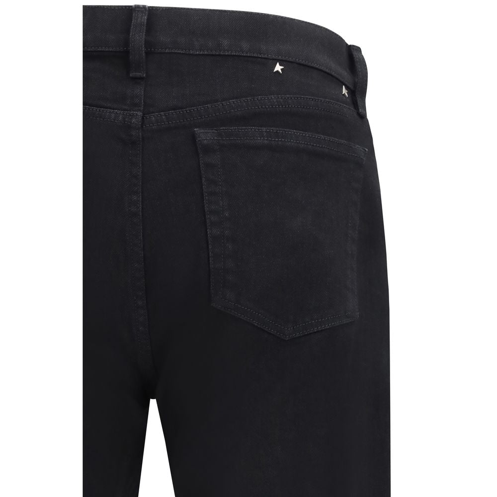 Golden Goose Black Cotton Slim Fit Jeans