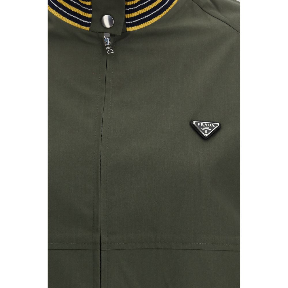 Prada Bicolor Polyester Bomber