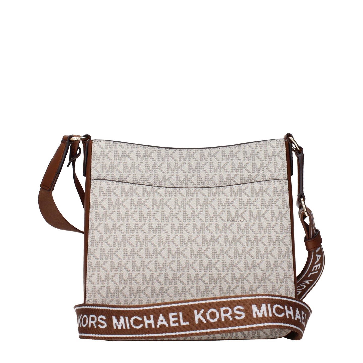 Michael Kors Beige Fabric Crossbody Bag
