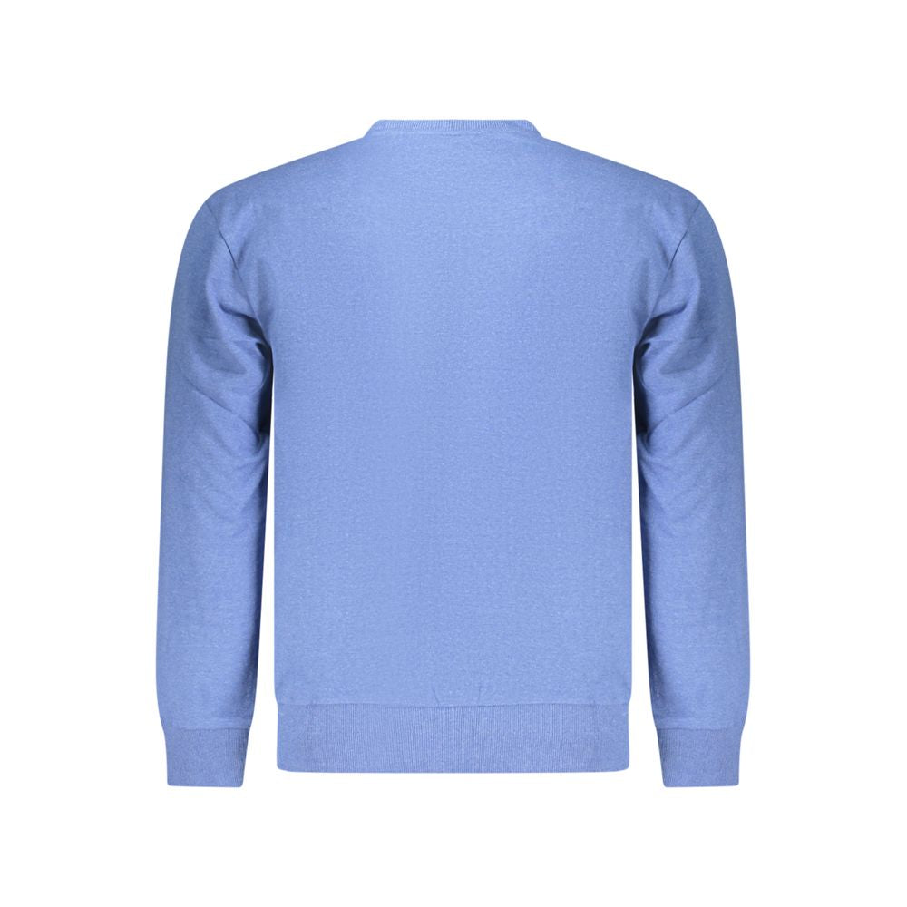 Superga Azzurro Cotton Men Sweatshirt