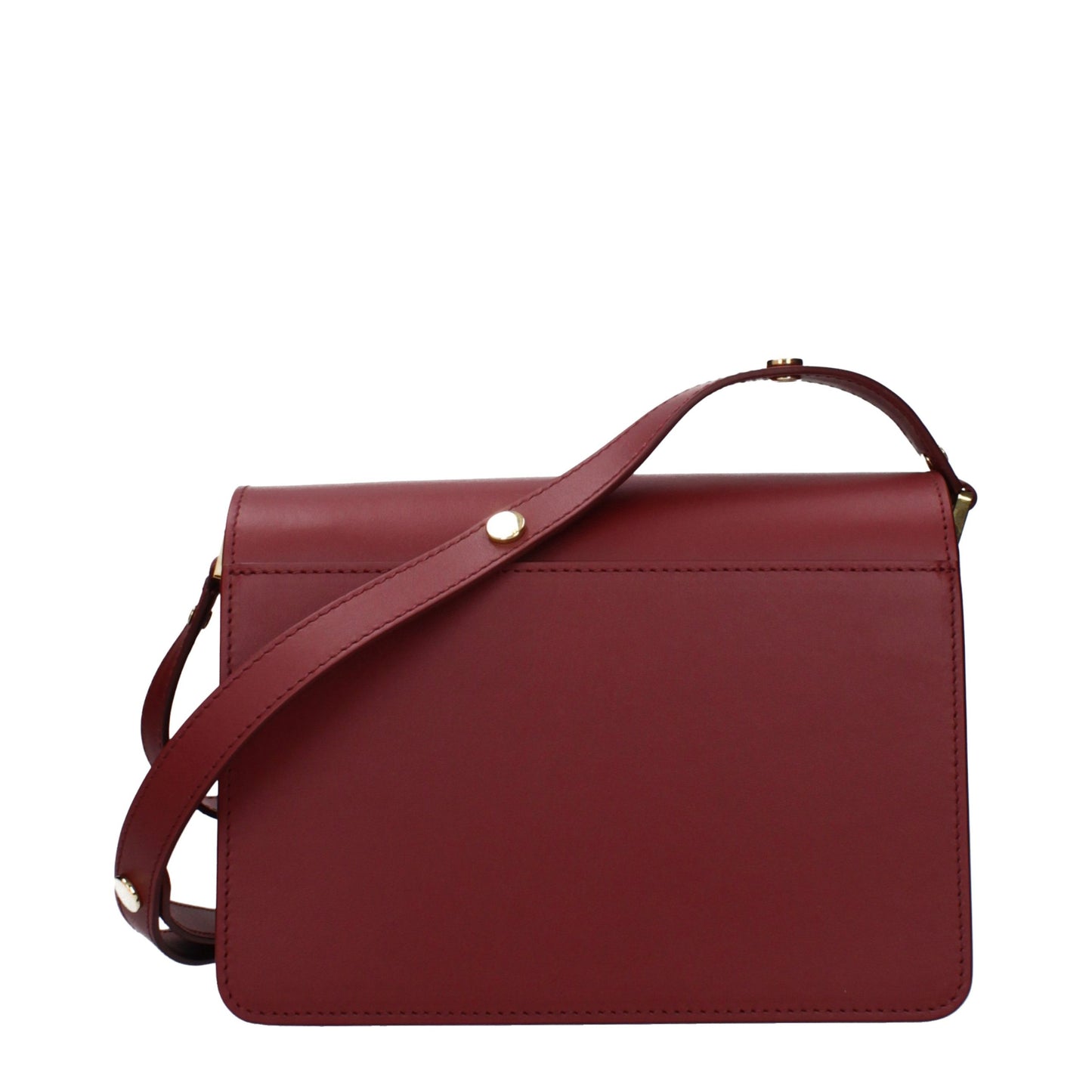 Marni Red Leather Shoulder Bag