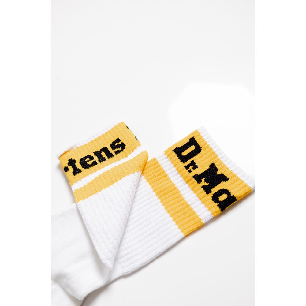 Dr. Martens White Polyester Socks