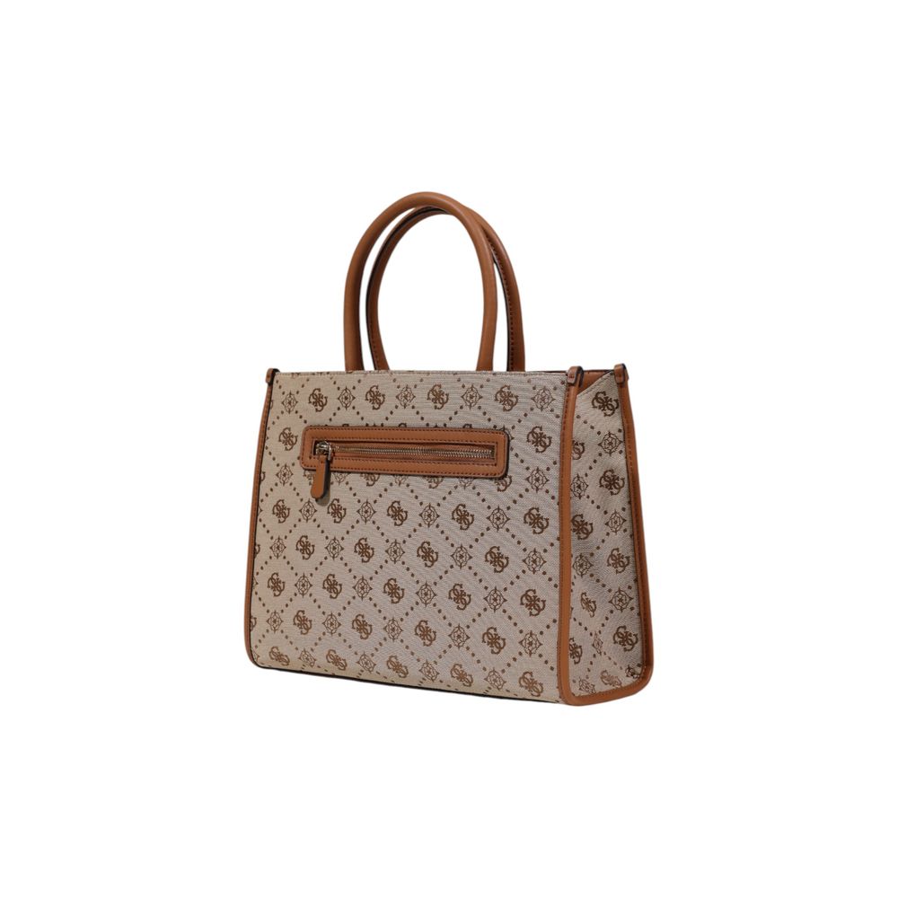 Guess White Polyester Handbag