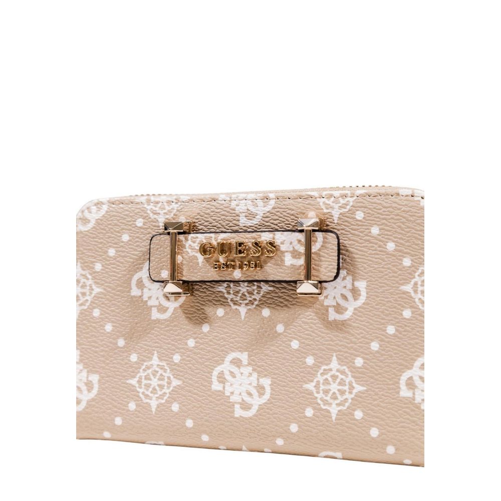 Guess Beige Polyethylene Wallet