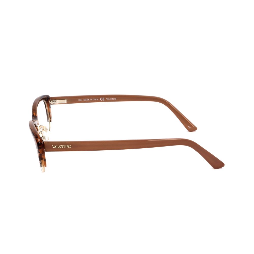 Valentino Garavani Brown Metal Glasses (Frames)