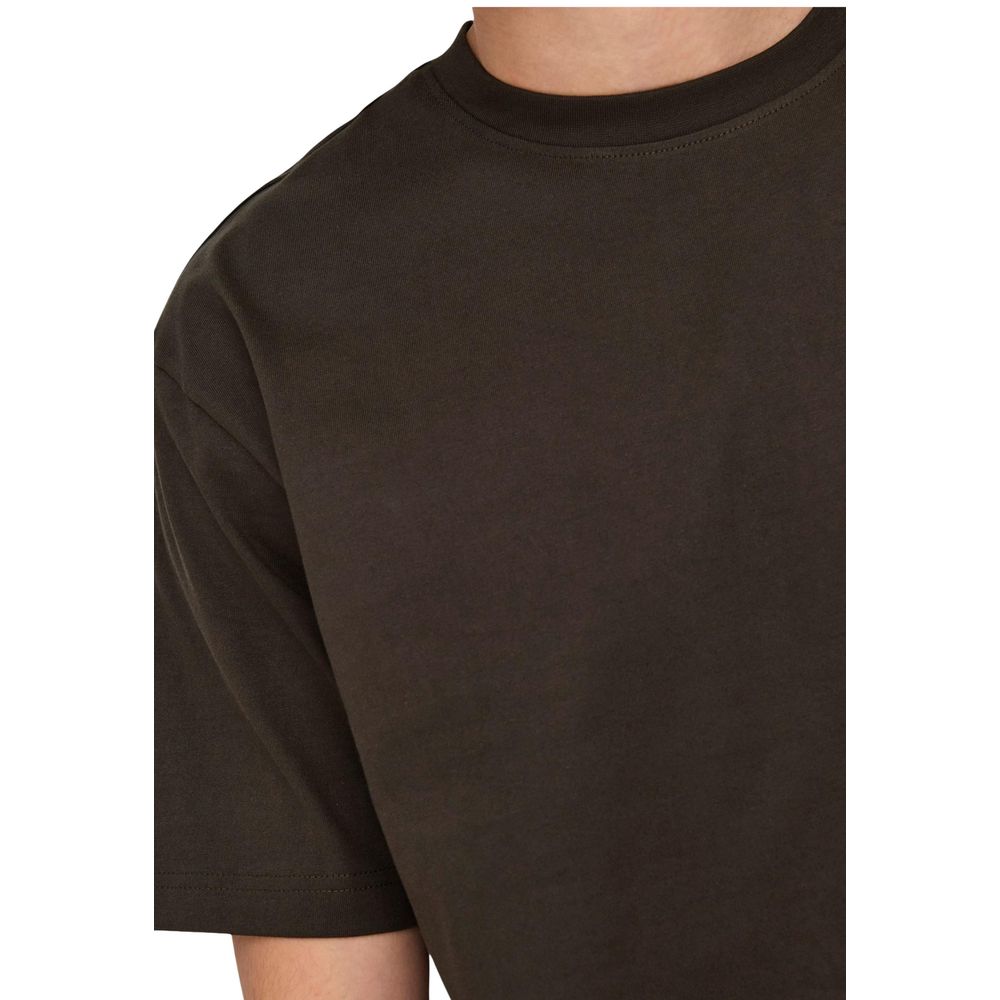 Only & Sons Brown Organic Cotton T-Shirt