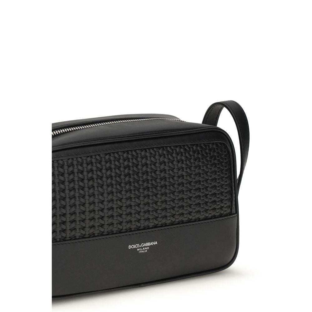 Dolce & Gabbana Black Calf Leather Bos Taurus Accessories