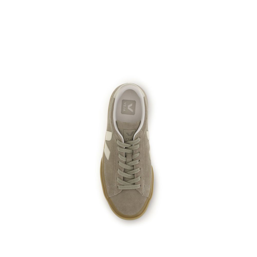 Veja Beige Calf Leather Bos Taurus Sneakers