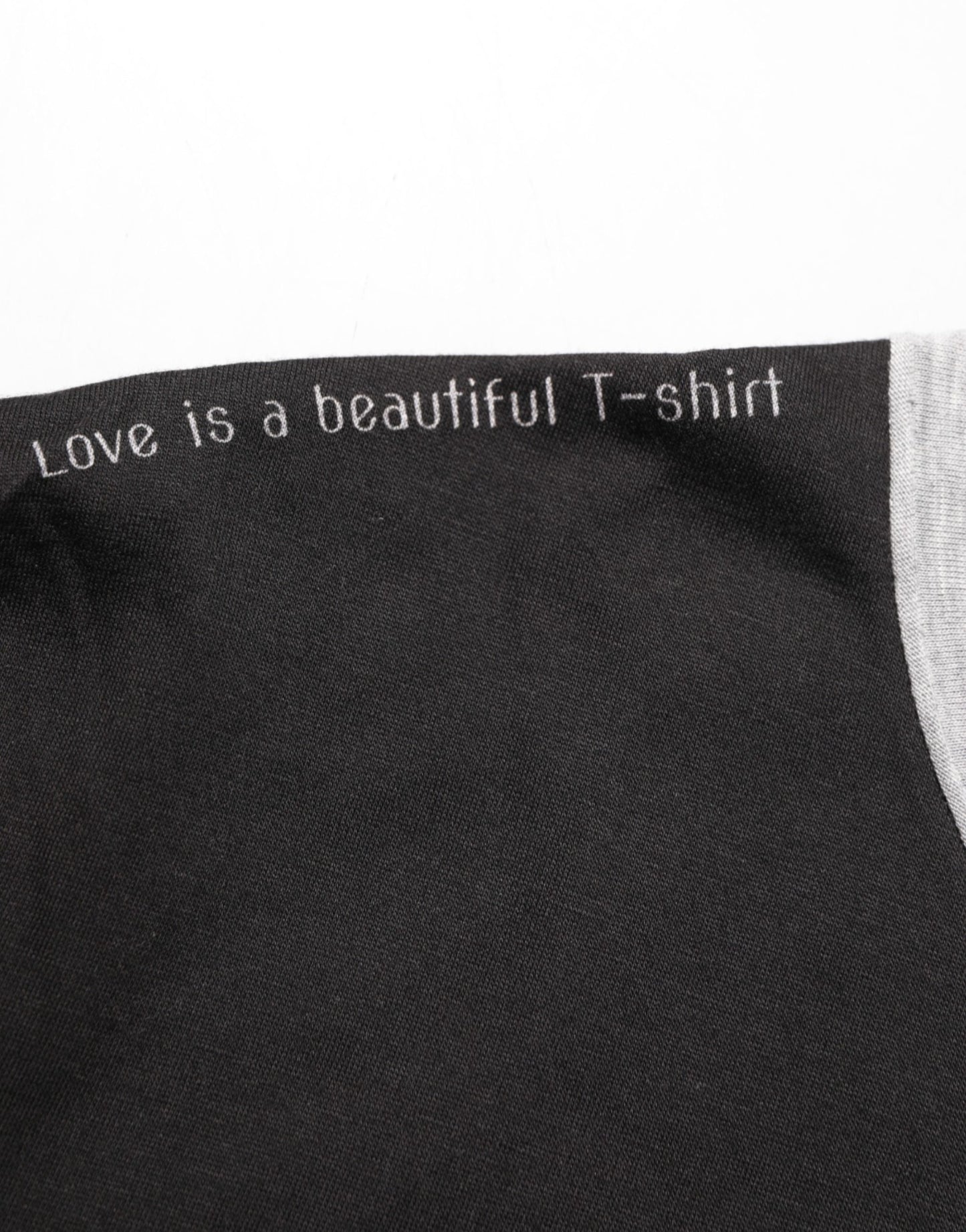 Dolce & Gabbana Black Two Tone DG Logo Print Cotton T-shirt