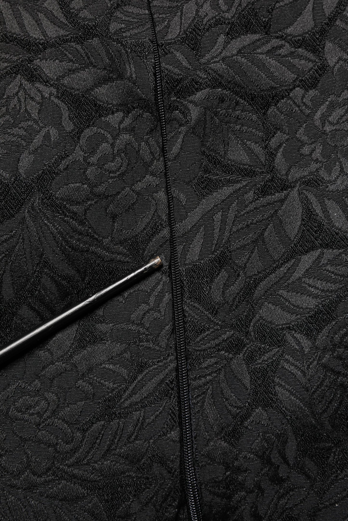 Dolce & Gabbana Black Floral Brocade Sheath Knee Length Dress