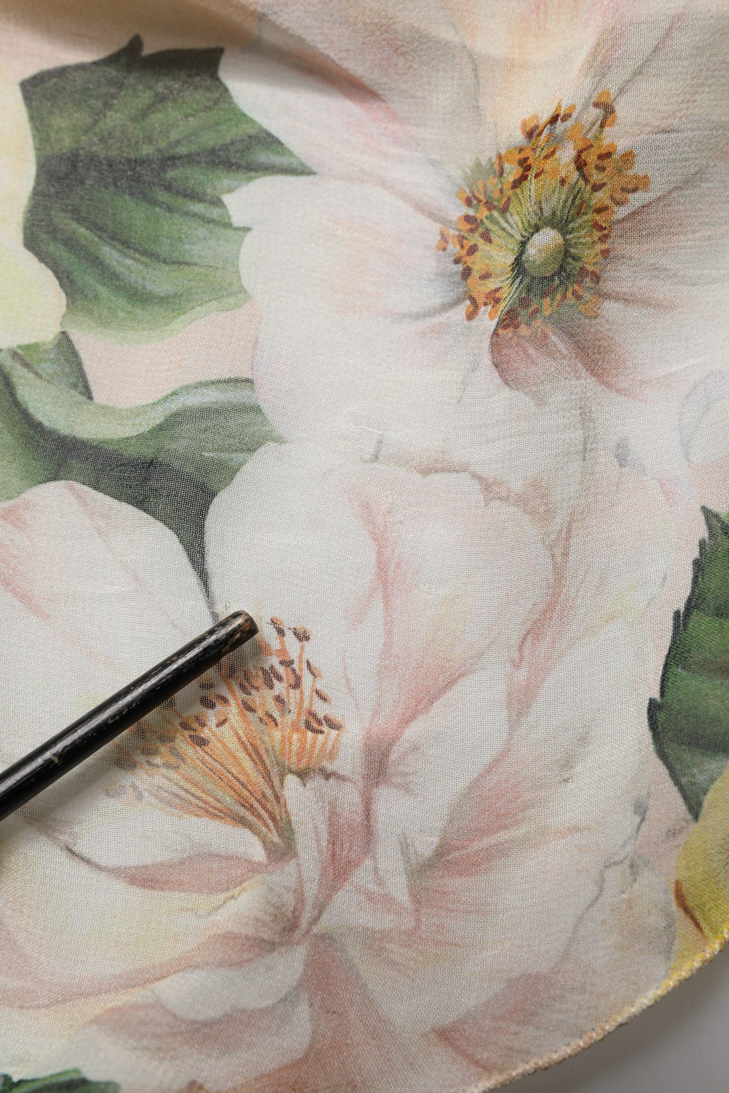 Dolce & Gabbana Yellow Silk Floral Print Pleated Maxi Dress