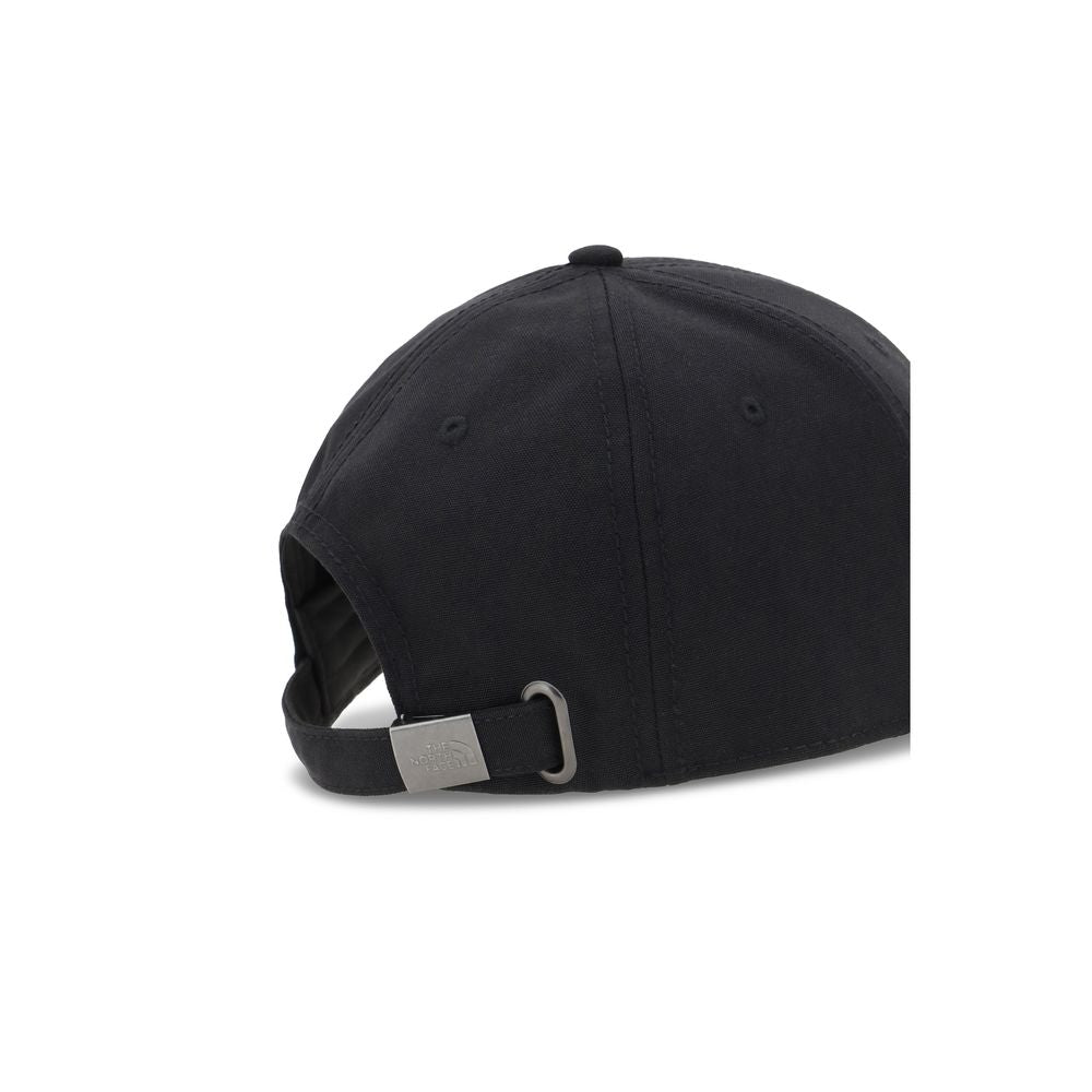 The North Face Black And White Recycled Polyester Cap (Baseball Hat)