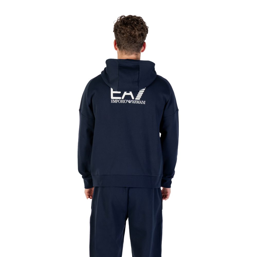 EA7 Emporio Armani Bicolor Cotton Sweatsuit