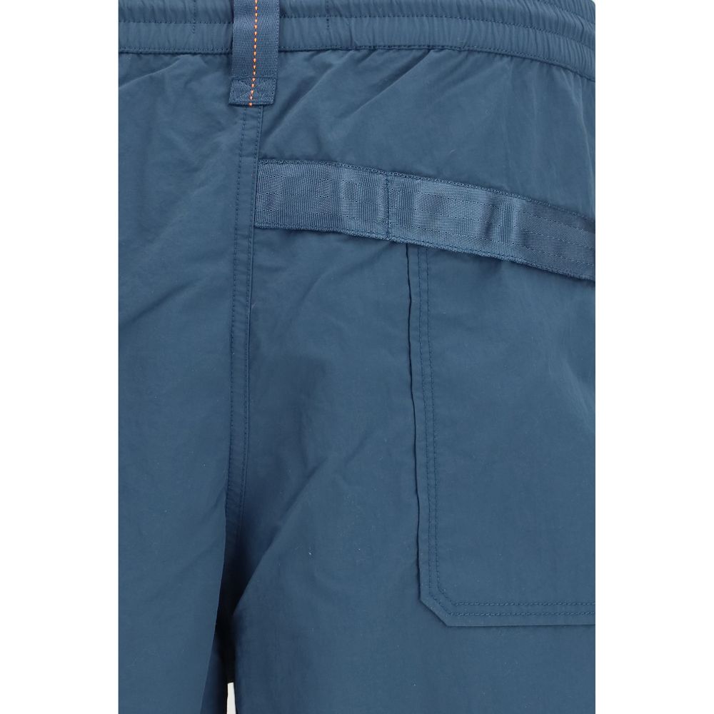 Parajumpers Blue Polyamide Swim Shorts