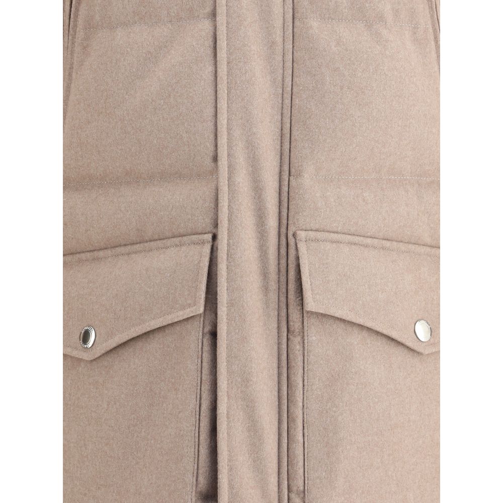 Brunello Cucinelli Beige Wool Clothing