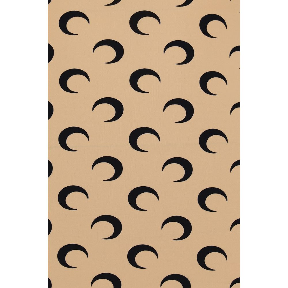 Marine Serre Beige Polyamide Long Sleeve T-Shirt