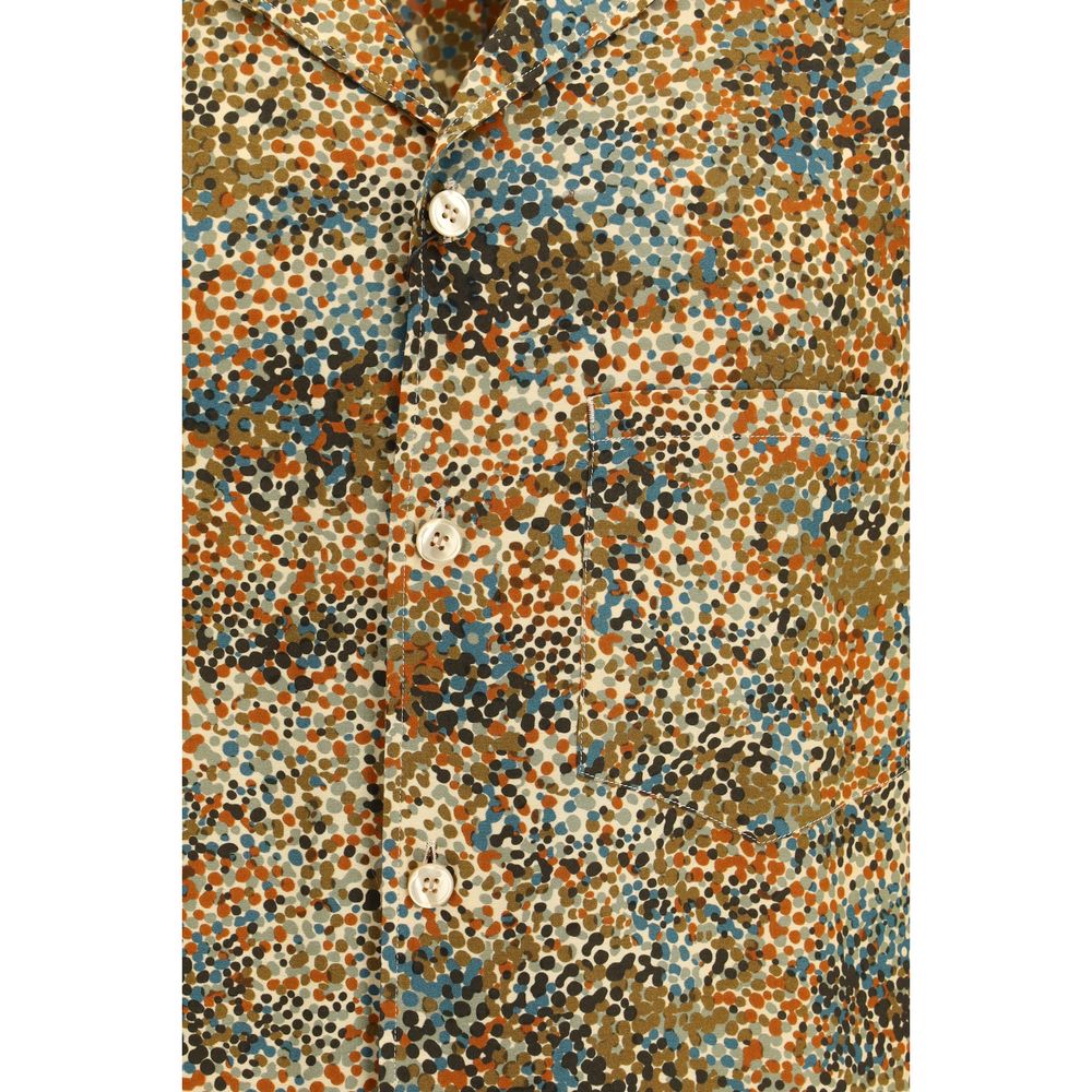 Saint Laurent Multicolor Viscose Pattern Shirt