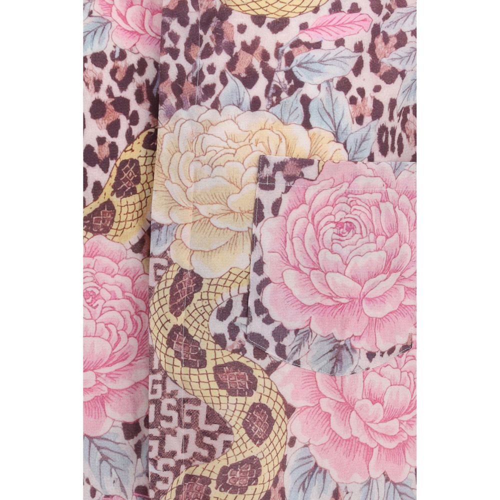 GCDS Multicolor Polyester Pattern Shirt